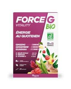 Vitavéa Force G Vitality Bio 20 Ampoules