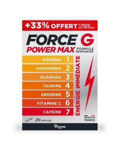 Vitavea Force G Power Max Offre Promo 20 Ampoules