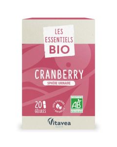 Vitavea Les Essentiels Bio Cranberry 20 Gélules