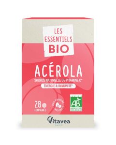 Vitavea Les Essentiels Bio Acérola 28 Comprimés