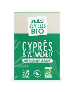 Vitavea Nutrisentiels Cyprès Vitamine D Bio 30 gélules