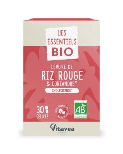 Vitavea Les Essentiels Bio Levure De Riz Rouge Coriandre 30 Gélules