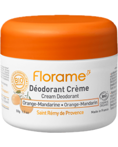 Florame Déodorant Crème Orange Mandarine Bio 50g