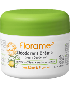 Florame Déodorant Crème Verveine Citron Bio 50g