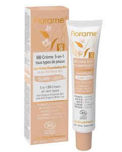 Florame BB Crème Bio 5-en-1 teinte claire 40ml