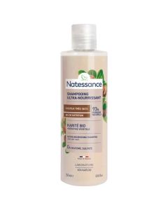 Natessance Shampoing Crème Ultra-Nourrissant Karité 250ml