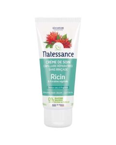 Natessance Crème de Soin Capillaire Ricin Sans Rinçage 100ml 