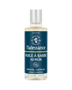 Natessance Huile à Barbe au Ricin Bio 100ml