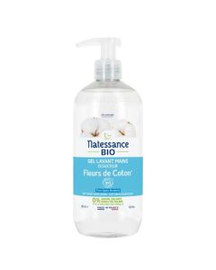 Natessance Gel Lavant Mains Douceur Fleur de Coton 500ml