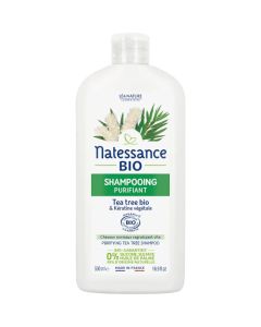 Natessance Shampoing Purifiant Bio au Tea Tree 400ml