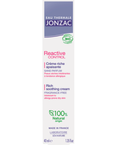 Eau Thermale Jonzac Réactive Control Crème Riche Apaisante 40ml