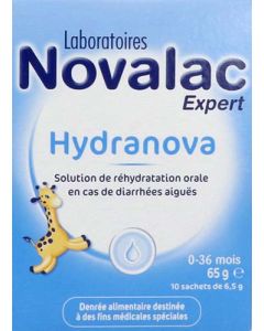 Novalac Hydranova Solution en Poudre 10 Sachets