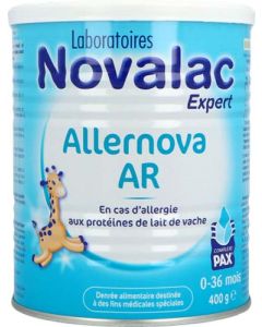 Novalac Lait Allernova AR 0 à 36 Mois 400g
