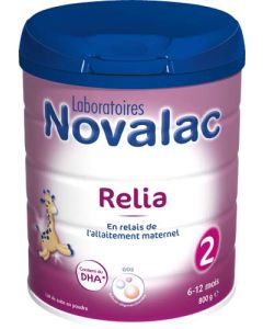 Novalac Relia Lait 2ème Âge 800g
