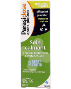 Parasidose Crème Calmante Après Piqûres Moutiques & Végétaux Effet Froid 40ml 
