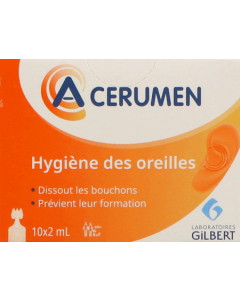 A-cerumen Gilbert Sol Auriculaire Colore 10x2ml