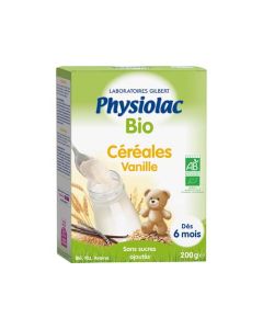 Physiolac Bio Céréales Vanille 200g