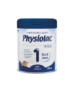 Physiolac Lait Infantile 1er âge 0 à 6 mois 800g