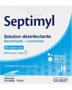 Gilbert Septimyl Chlorhexidine 0.5% Unidoses 10x5ml