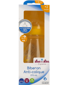 Luc et Léa Biberon en Plastique Anti-Colique 270ml