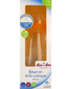 Luc et Léa Biberon en Plastique Anti-Colique 330ml