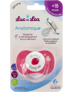 Luc et Léa Sucette +18mois Anatomique "A Croquer"