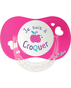 Luc et Léa Sucette Anatomique Motif "A Croquer" +18 mois