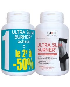 Eafit Ultra Slim Burner Quadruple Action Minceur Lot de 1 + 2ème -50% 2x120 Gélules