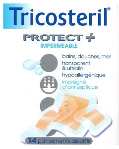Tricosteril Pansement Protect+ 14 Pansements