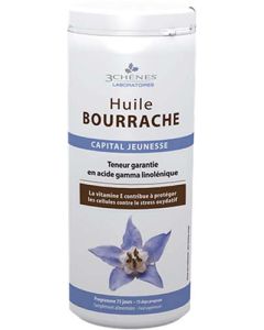 3 Chênes Huile de Bourrache 150 Capsules