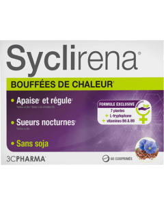 3c Pharma Syclirena Bouffées de Chaleur Comprime 60