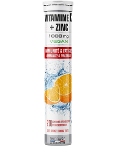 Eric Favre Vitamine C Zinc Comprimés Effervescents x20