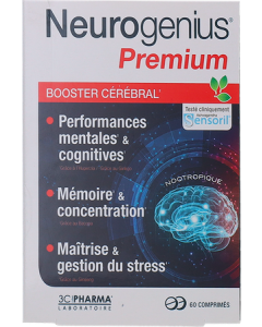 3c Pharma Neurogenius Premium Comprimés x60
