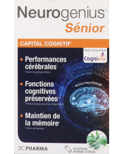 3c Pharma Neurogenius Senior Stick x20