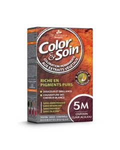 Color & Soin Coloration 5M Châtain Clair Acajou 