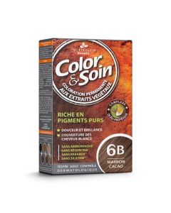 Color & Soin Coloration 6B Marron Cacao 