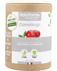 Nat&Form Ecoresponsable Canneberge Gélules x60