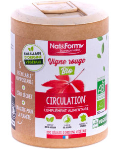 Nat&Form Ecoresponsable Vigne Rouge Gélules x60