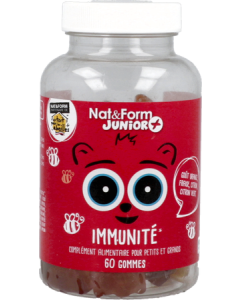Nat&Form Junior+ Immunité Ourson Gommes x60