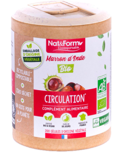 Nat&Form Ecoresponsable Marron Inde Bio Gélules Végétales x200