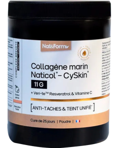 Nat&Form Collagène Marin 11g Antitaches Teint Unifié Poudre 365g
