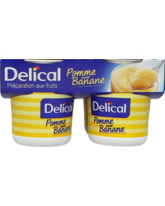 Délical Nutra Pote Pomme Banane 200g X4