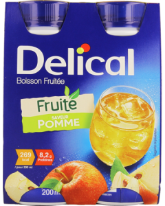 Delical Boisson Fruitée Pomme 4x200ml