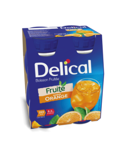 Delical Boisson Fruitée Orange 4x200ml