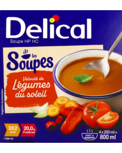 Delical Les Soupe Hp Hc Légumes Du Soleil 200ml X4