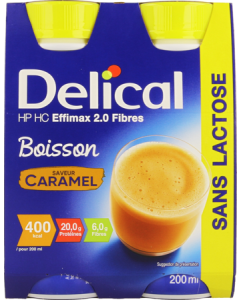Delical Effimax 2 Boisson Caramel Sans Lactose