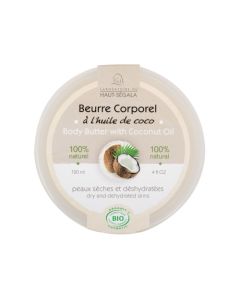 Haut-Ségala Beurre Corporel à l'Huile de Coco Bio 120ml