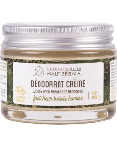 Haut-Ségala Déodorant Crème Fraicheur Boisée Homme Biologique 50g
