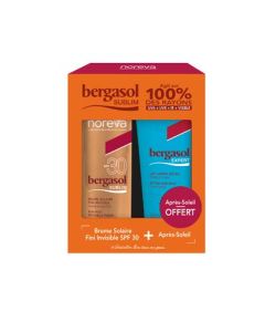 Noreva Bergasol Sublim Coffret - Brume Solaire Rafraîchissante Spf30 & Lait Après Soleil Brume : 150ml
Lait : 100ml