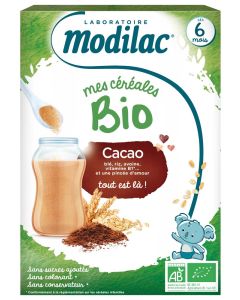 Modilac Céréales Bio Cacao 250 g